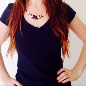 NWT | Black Arrow Statement Necklace